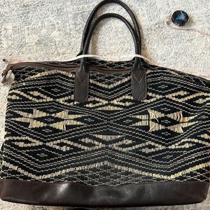 [ JADEtribe ] weekender woven vegan bag
